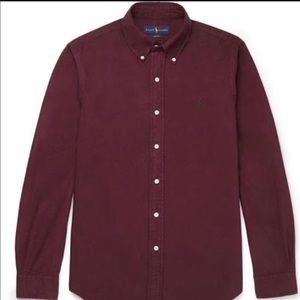 Ralph Lauren Maroon Men’s Button Down